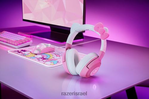 Razer kraken bt - מהדורת הלו קיטי וחברים VZ2D4V106 יצירת תוכן צבע אחד