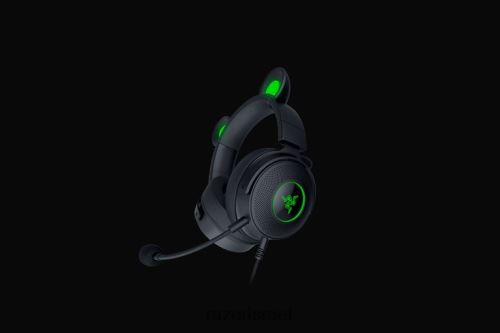 Razer kraken kitty v2 pro VZ2D4V103 יצירת תוכן שָׁחוֹר