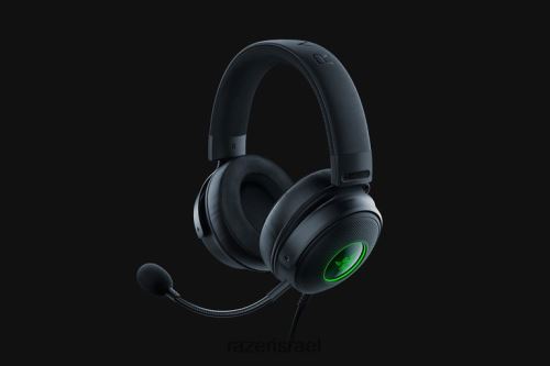 Razer kraken v3 hypersense VZ2D4V95 אודיו למשחקים צבע אחד